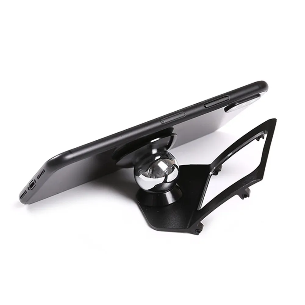 

For BMW 3 Series E90 E92 2005-2012 60-Degree Rotary Cell Phone Holder Black Mobile Phone Holder