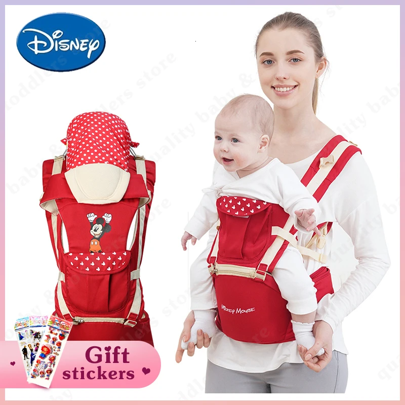 Детская переноска disney, многофункциональная, передняя сторона, для ребенка, Хипсит, поясная переноска, для младенца, слинг, держатель для ребенка, Дисней, Детские аксессуары