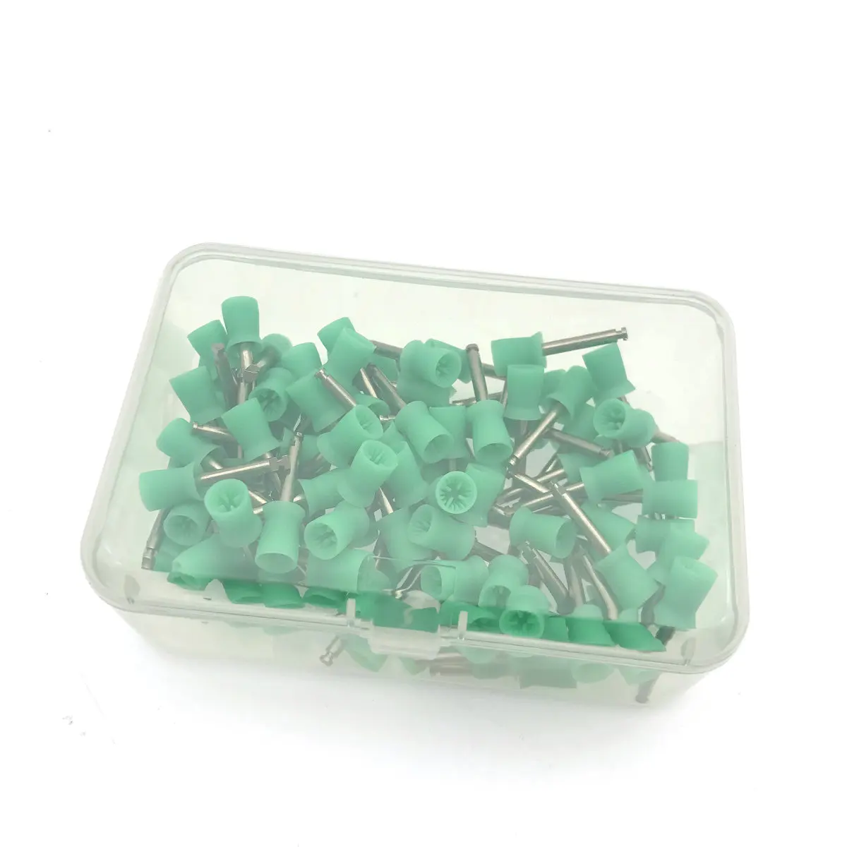 100 шт. Стоматологическая профилактическая чашечка резиновые лака для ногтей