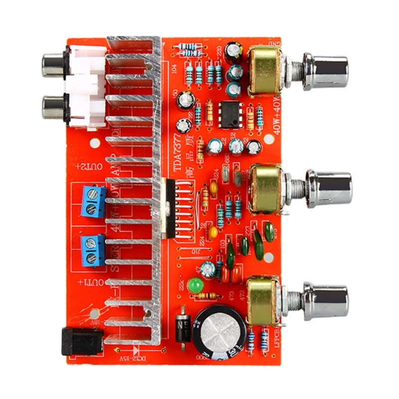 

Assembed 40W TDA7377 Digital Dual Channel Stereo Audio Amplifier Board AMP Adjustable