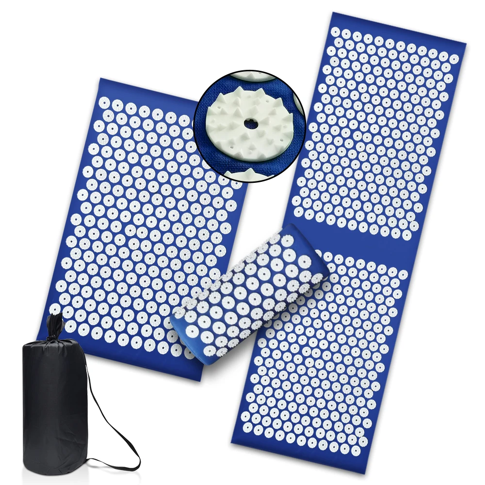 Массажная подушка-аппликатор Kuznetsov коврик для йоги и акупрессуры массажер шеи