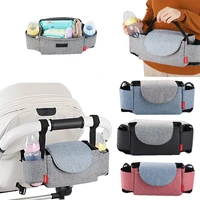 baby stroller bag mummy organizer bag nappy diaper carriage buggy pram cart basket hook stroller accessories womens shoulder bag