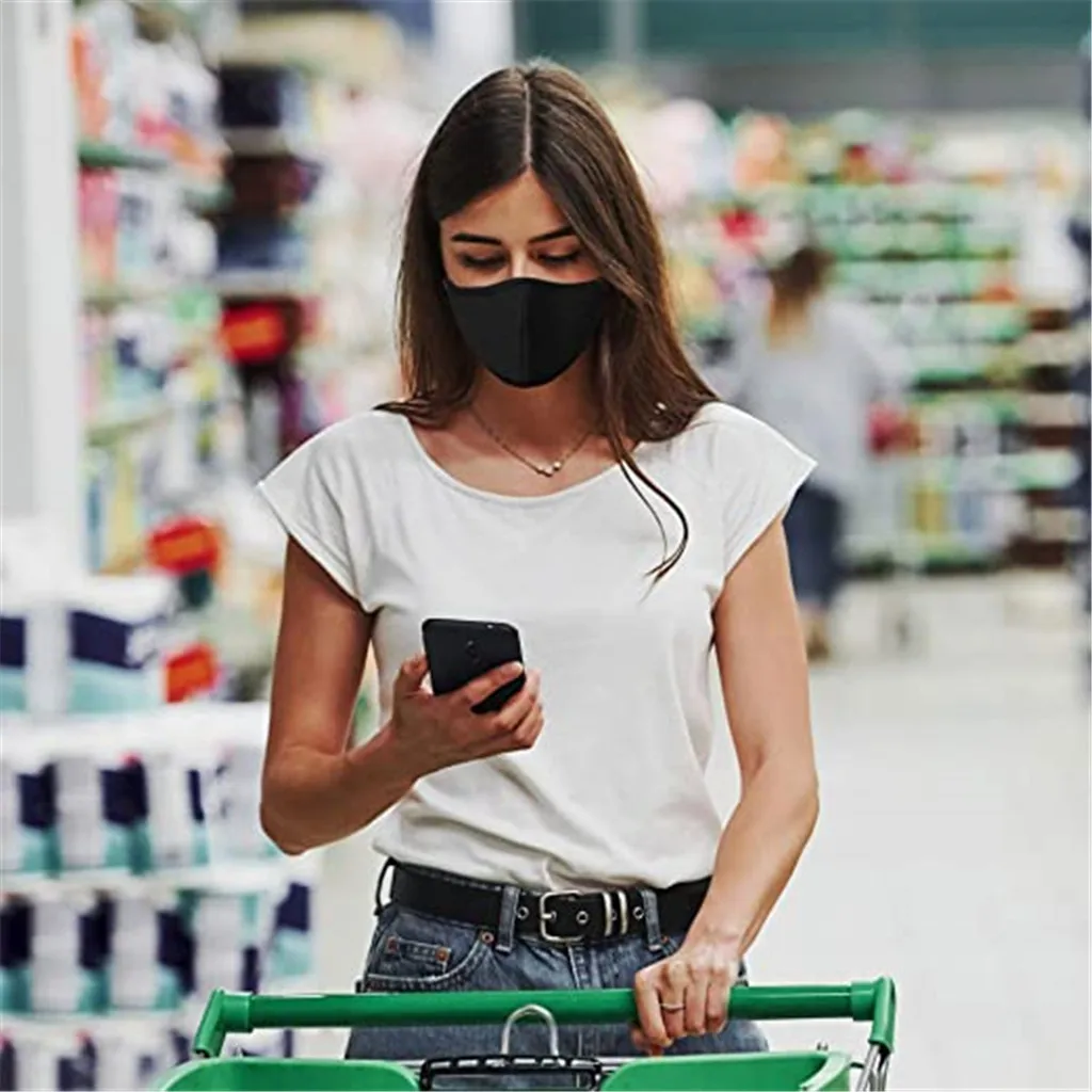 Сплошной цвет черный плюс прокладка Пылезащитный фильтр много вариантов Дышащий