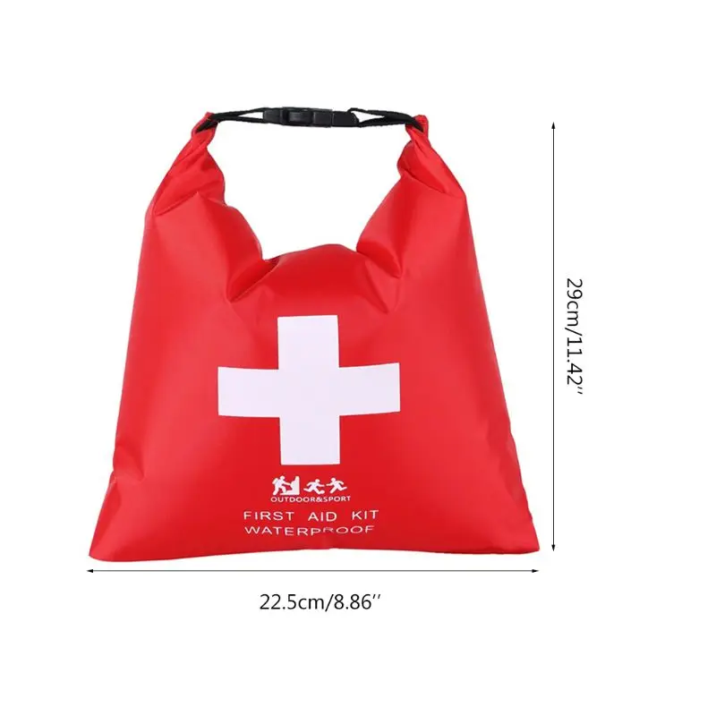 

Outdoor River Trekking Rafting Adventure First Aid Kit 1.2L Waterproof Dry Bag Portable Rubber Storage Bag