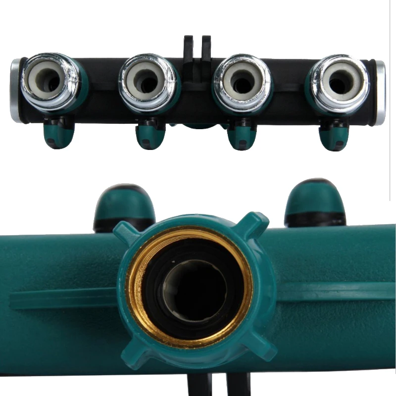 2-сторонний 4-полосный разветвитель для садового шланга разъемы воды садовые