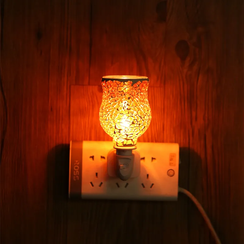 

Мозаичная лампа для ароматерапии, домашнее подключаемое креативное устройство для плавления воска, европейский и американский стиль, плав...