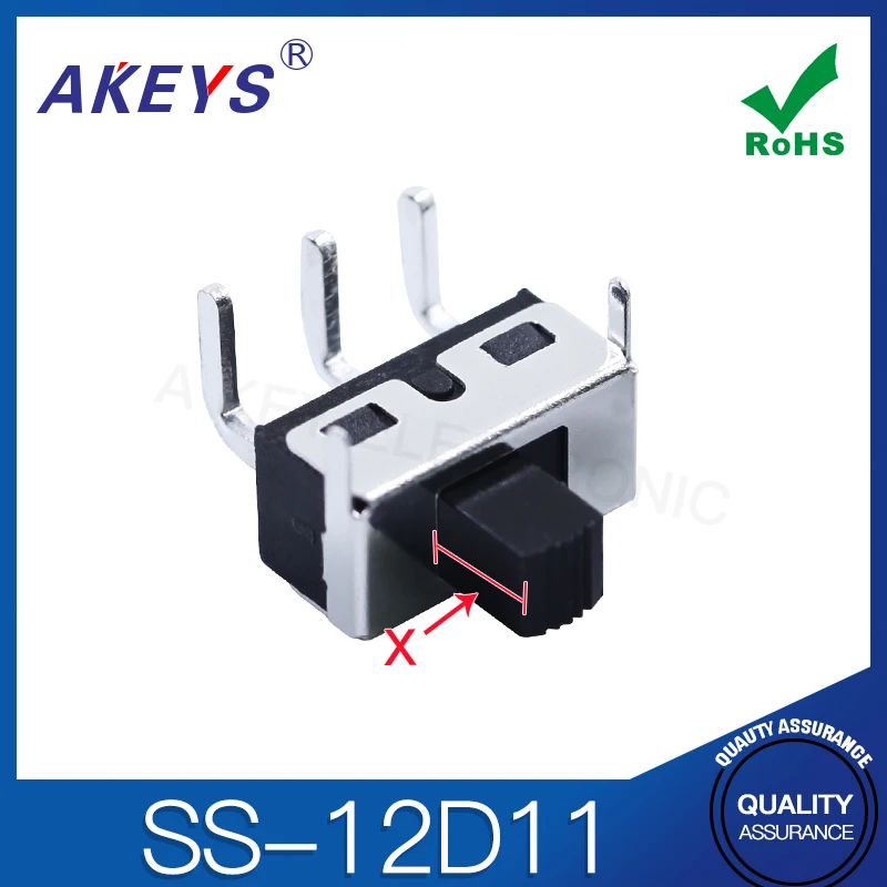 10 шт SS-12D11 Переключатель с тремя контактами, 2-позиционный выключатель мощности