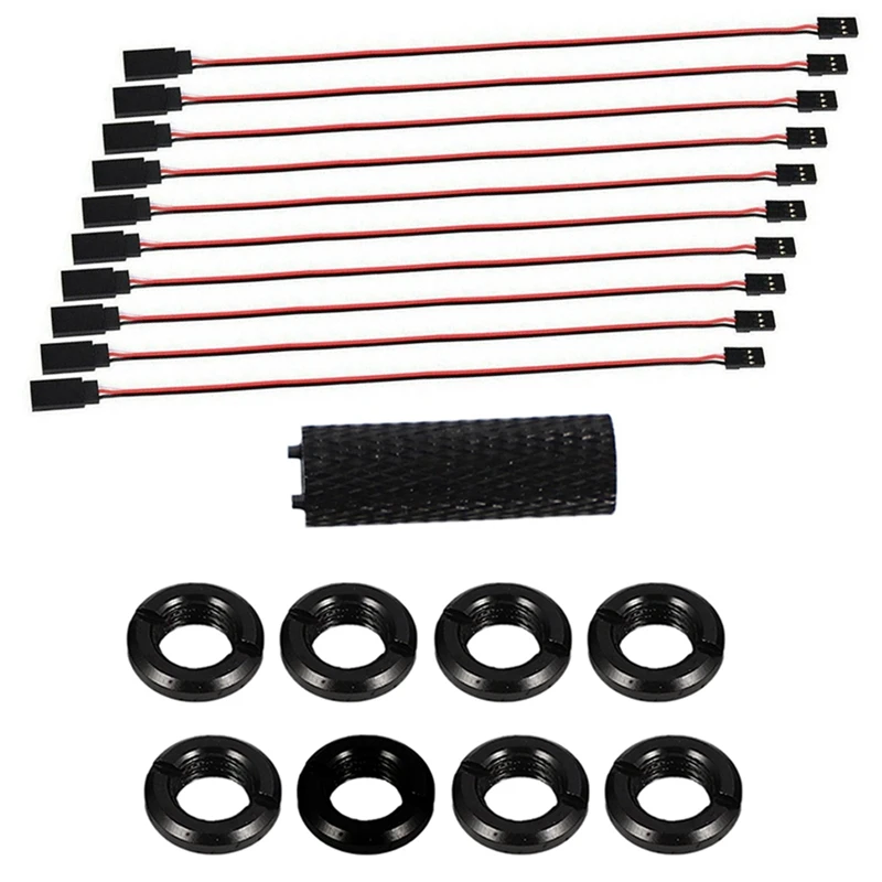 8 шт. переключатель передач из алюминиевого сплава с 10 сервоприводами 150 мм |