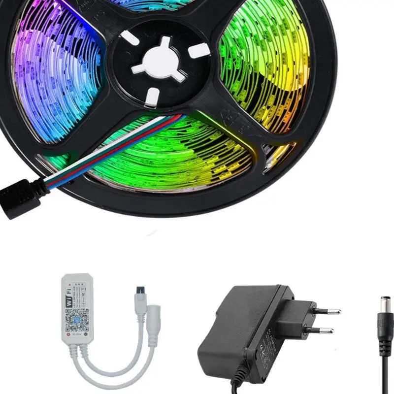 Светодиодные водонепроницасветодиодный ленты SMD 2835 RGB украшение для спальни