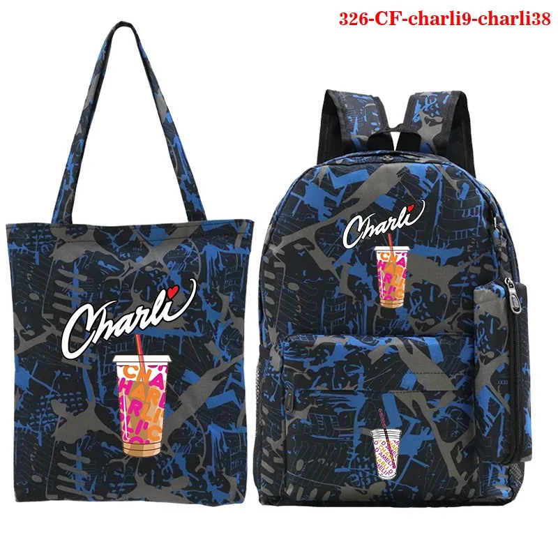 

Школьный рюкзак Charli amielio, школьный рюкзак с узором Charli amielio, школьный рюкзак для подростков, дорожная сумка для ноутбука, сумки для ручек, рюк...