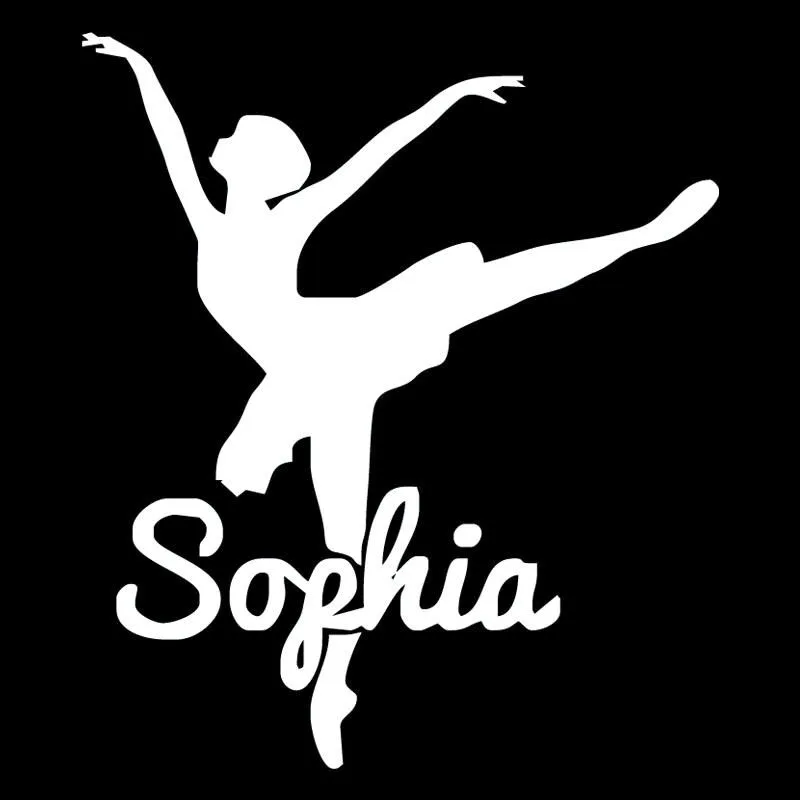 

Creative Fashion Beautiful Girl Dancing Car Stickers Decal Funny Motorcycle Bumper Window Cover Scratches Accessories KK14*12cm