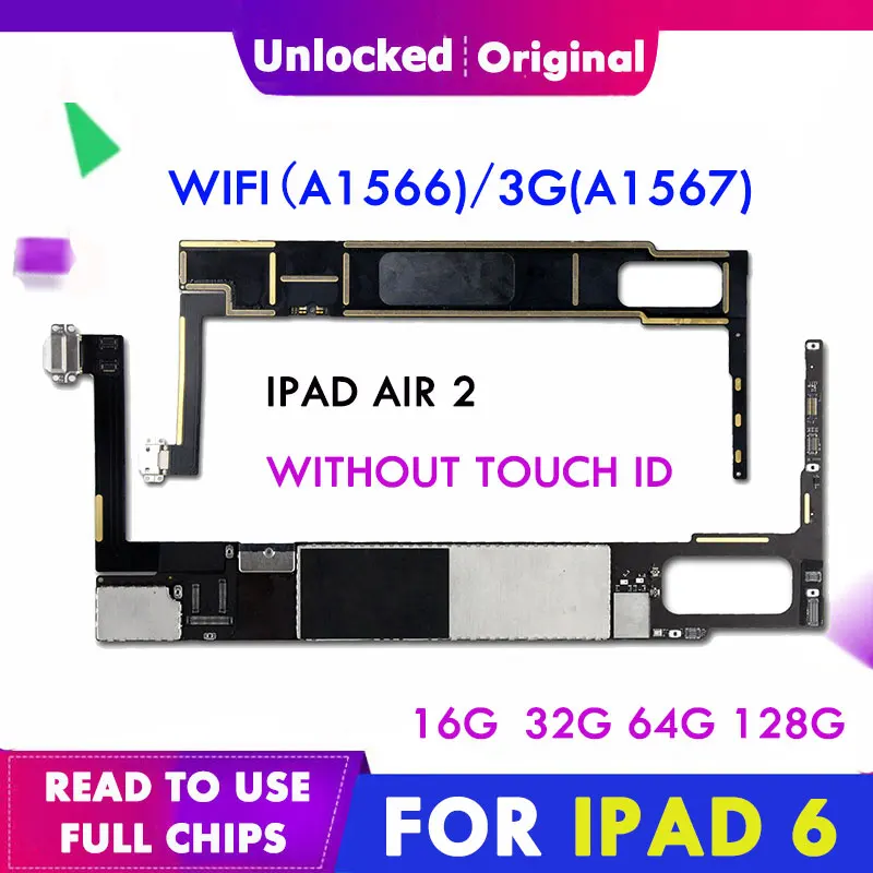 Для iPad 6 Air 2 A1566 A1567 ed Материнская плата WLAN / Cellular Version Full Chip|Антенны для мобильных