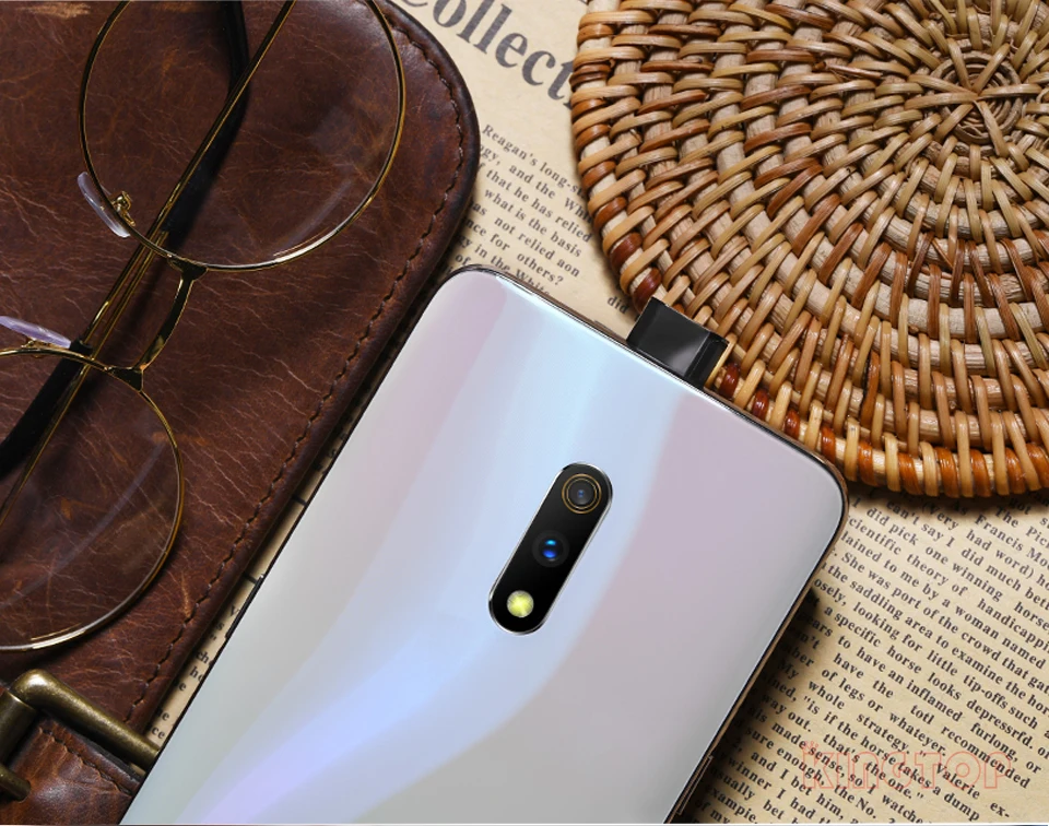 Мобильный телефон Realme X 4G/6G 64/128G 6,5" экран Android 9 Восьмиядерный 16MP+ 48MP+ 5MP камера отпечаток пальца 3765mAh мобильный телефон