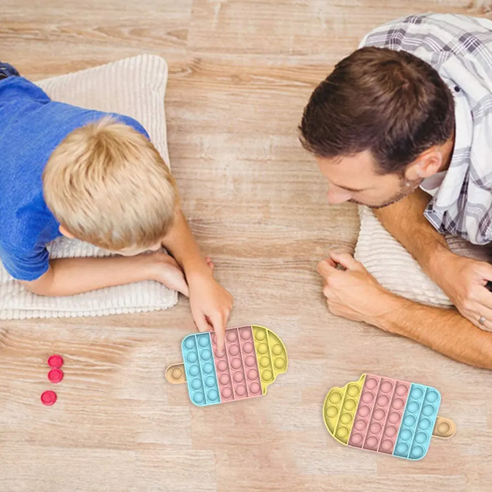 

1pc Push Pop Bubble Sensory Toy Fat Brain Toys Stress Reliever Toys Adult Kid Funny Anti-stress Popit Fidget Bubble Squeeze Toy