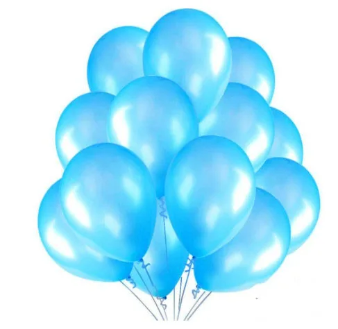 blue 30 шт./лот, 3,2 г, 12 дюймов, жемчужные латексные шары золотого, серебряного, черного цвета, для дня рождения, свадьбы, вечеринки, декоративные воздушные гелиевые шары, подарки для детей - Цвет: blue