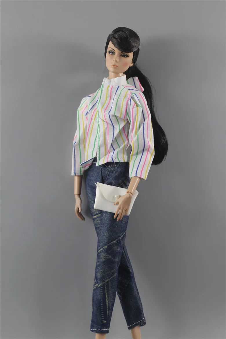 Летняя одежда комплект одежды/рубашка штаны юбка платье пальто сумка наряд для 1/6