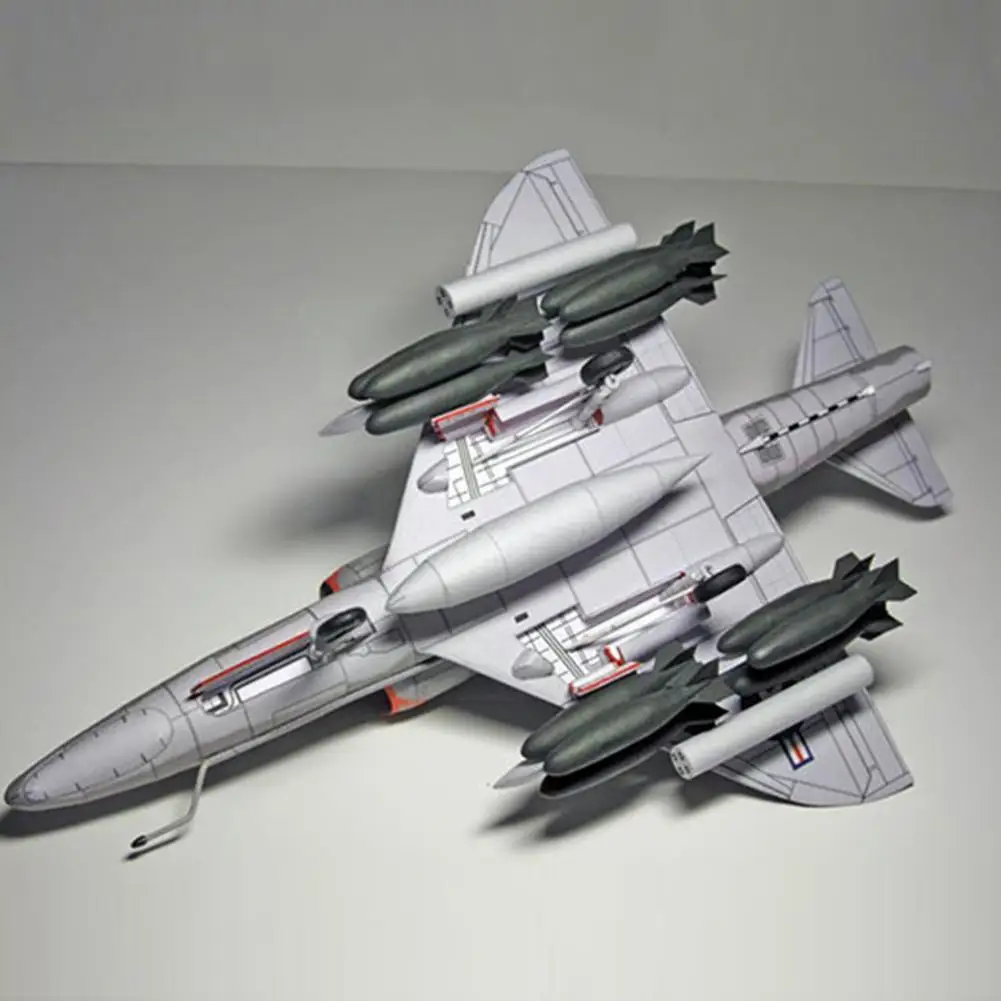 

American A-4 Skyhawk Attack Aircraft Paper Model Diy Aircraft Plane Attack 1:33 Model Paper Q4j3