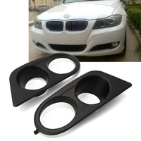 2021 new 2pcs dual hole air duct fog light covers for bmw e46 m3 2001 2006 front bumper