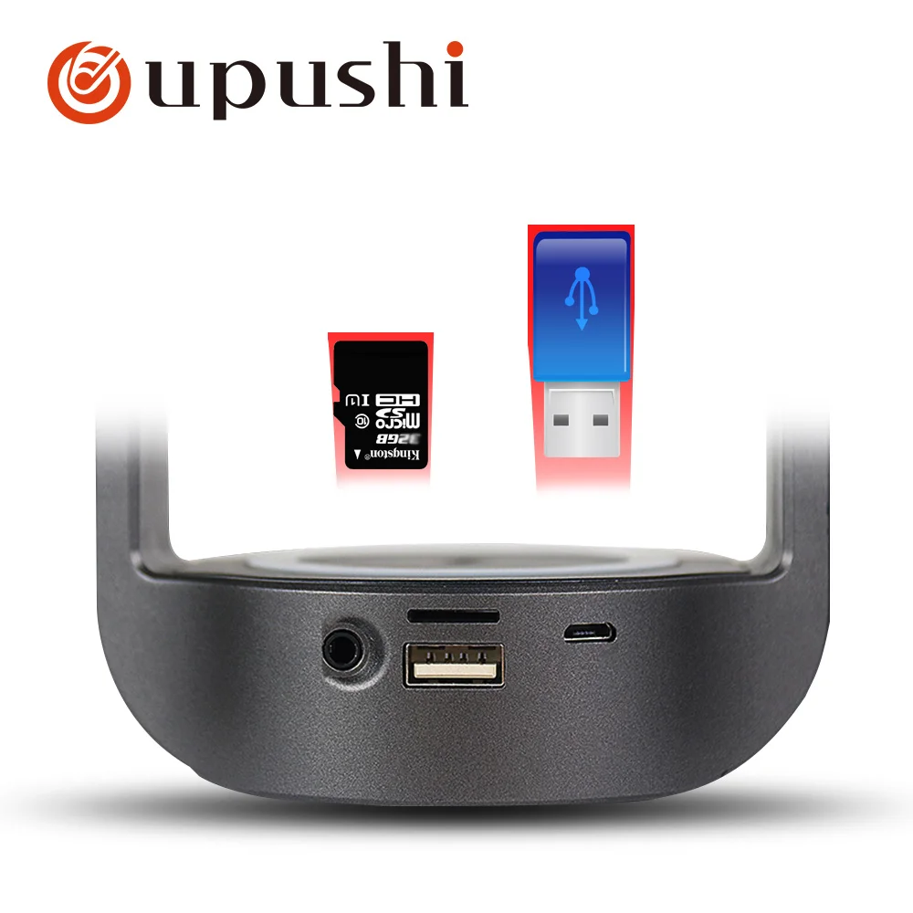 Портативный Bluetooth беспроводной динамик USB светодиодный открытый с пламенем