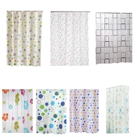 top 2021 bathroom products decor shower curtains peva shower curtain with hooks waterproof mildew resistant bath accessories new