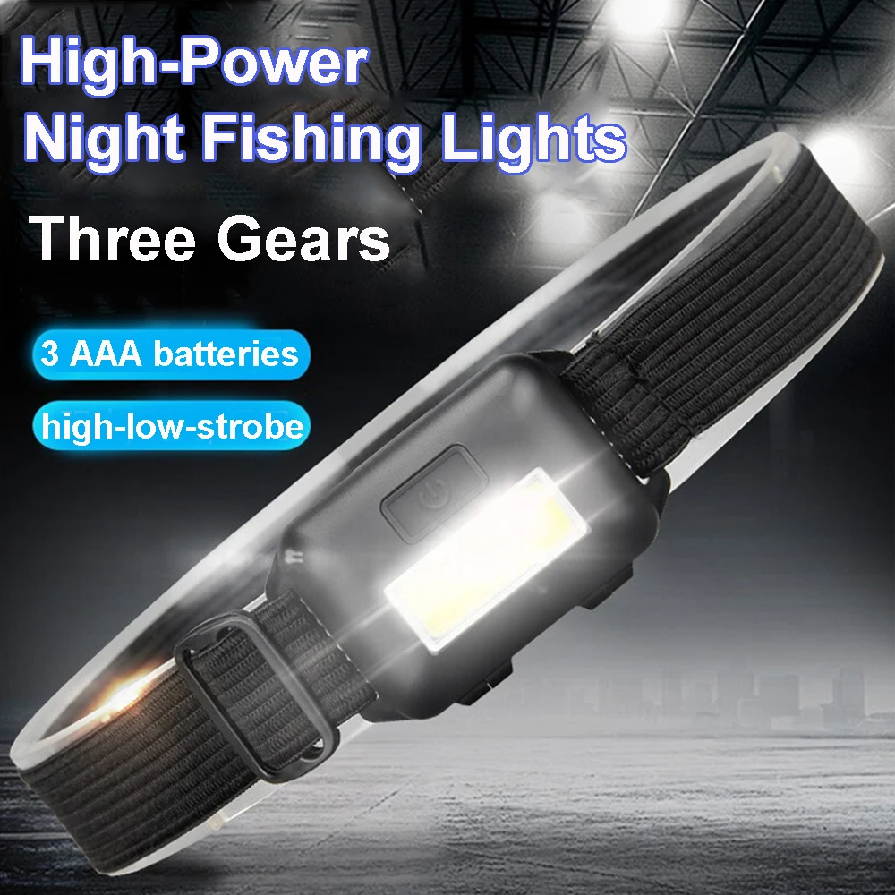 

2021 Portable Mini Headlamp High Power Led Flashlights COB Fishing Headlamp Powerful Flashlight Random Shipment Buy 3 Get 1 Free