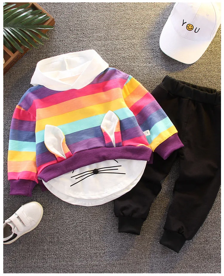 Новинка 2020 модный спортивный костюм для девочек и мальчиков комплект детской