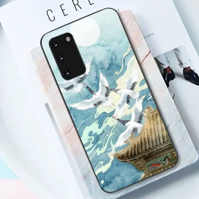 TOPLBPCS Japanese style Art Japan Painted Phone Case for Samsung S6 S10 5G S7 EDGE S8 S9 S20 PLUS S10Lite | Мобильные телефоны и