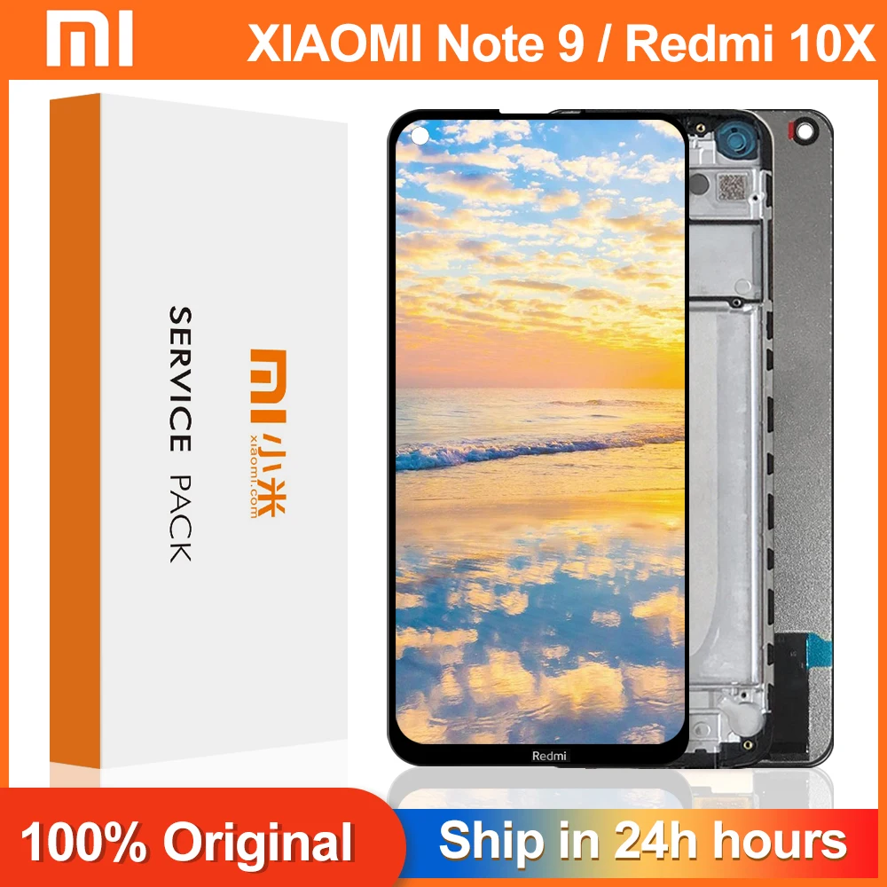 Оригинальный 6 53 ''дисплей Замена для Xiaomi Redmi Note 9 LCD сенсорный экран дигитайзер