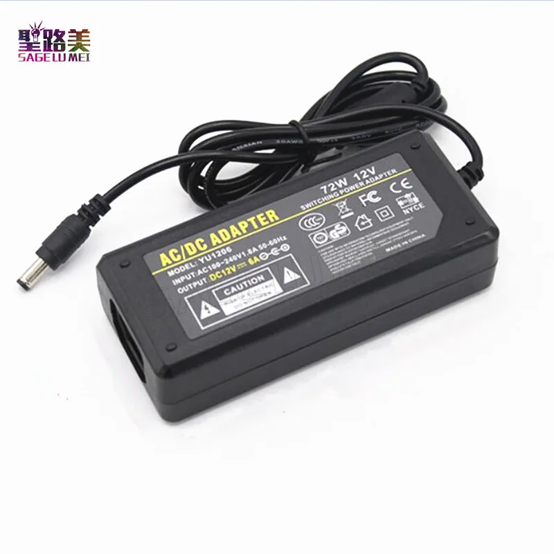 AC 110V/220V to DC 12V LED Power Adapter 1A-10A - Compatible with 2811, 2812, 5050, 3528 LED Strip Lights - Efficient LED Lighting Transformer image 2