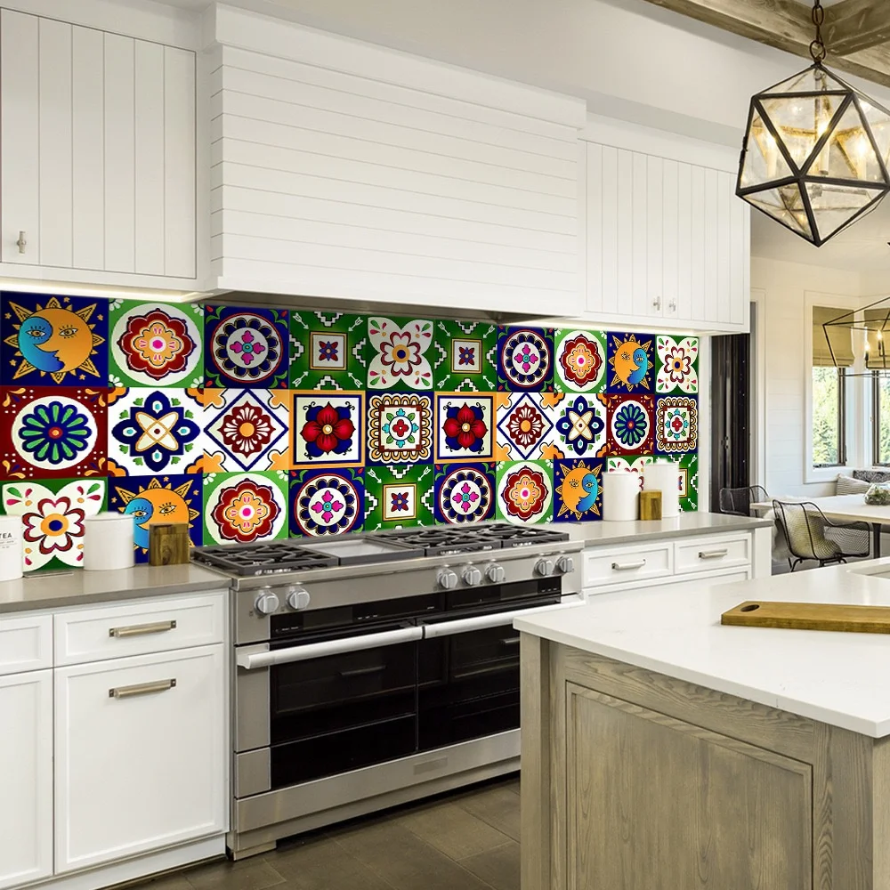 

10pcs Wall Sticker Matte Floor Sticker Bedroom Decoration Waterproof Self Adhesive Wallpaper For Living Room Kitchen TV Backdrop