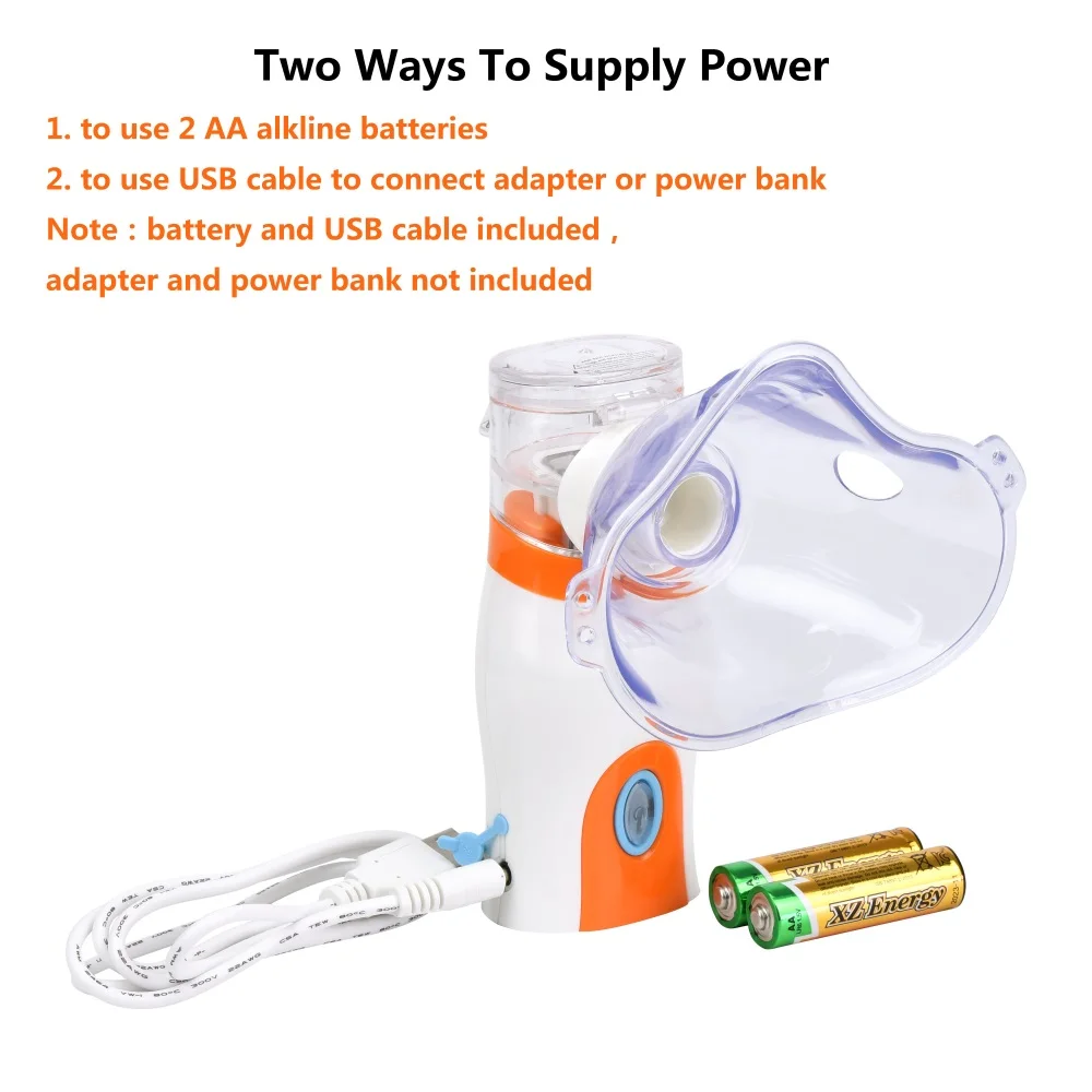 Небулайзер портативный бесшумный для детей и взрослых миниатюрный Ингалятор