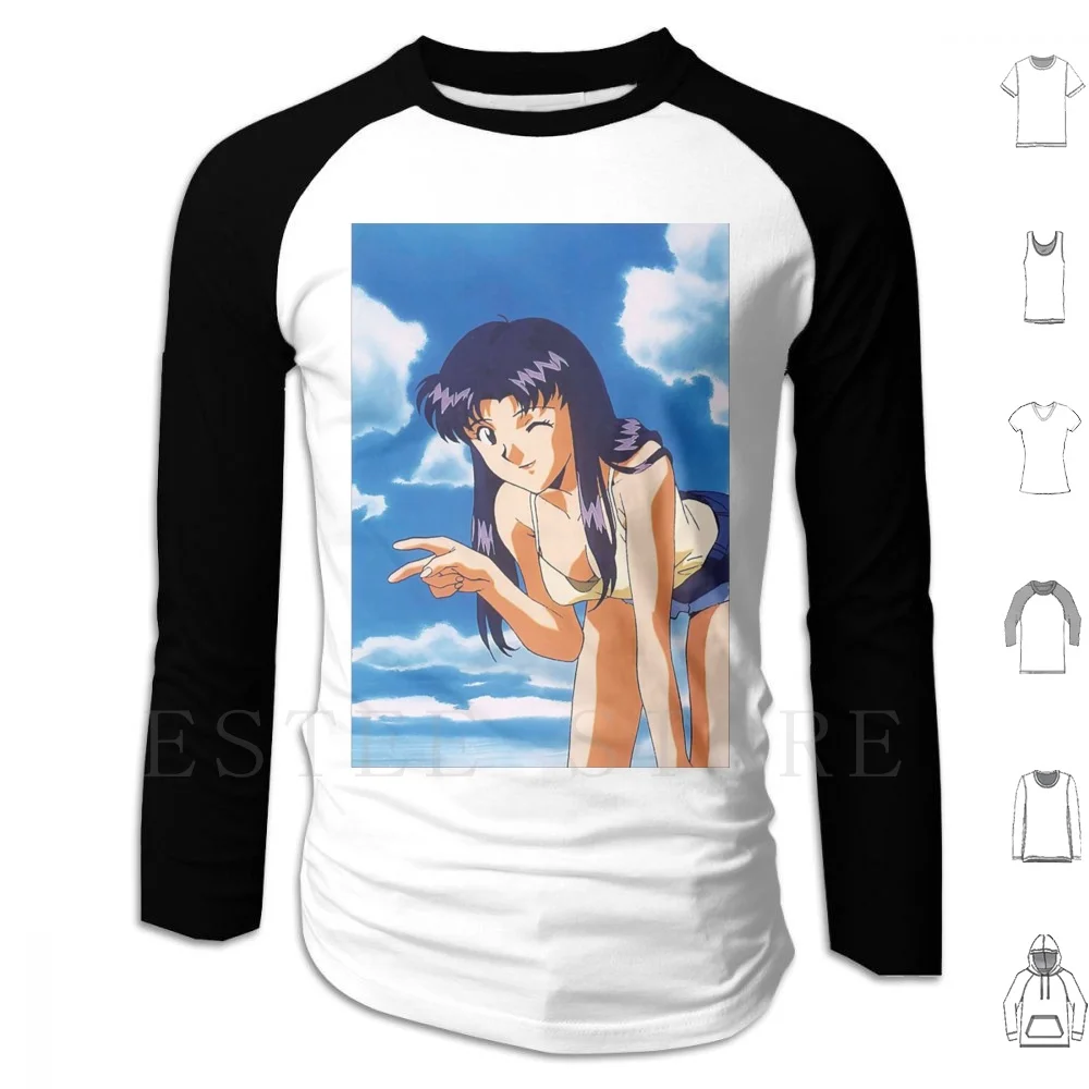 Толстовка Misato Katsuragi с длинным рукавом, аниме Shinji из ЭВА, Kaworu Asuka, третий удар, мейка, японские хидаки Анно
