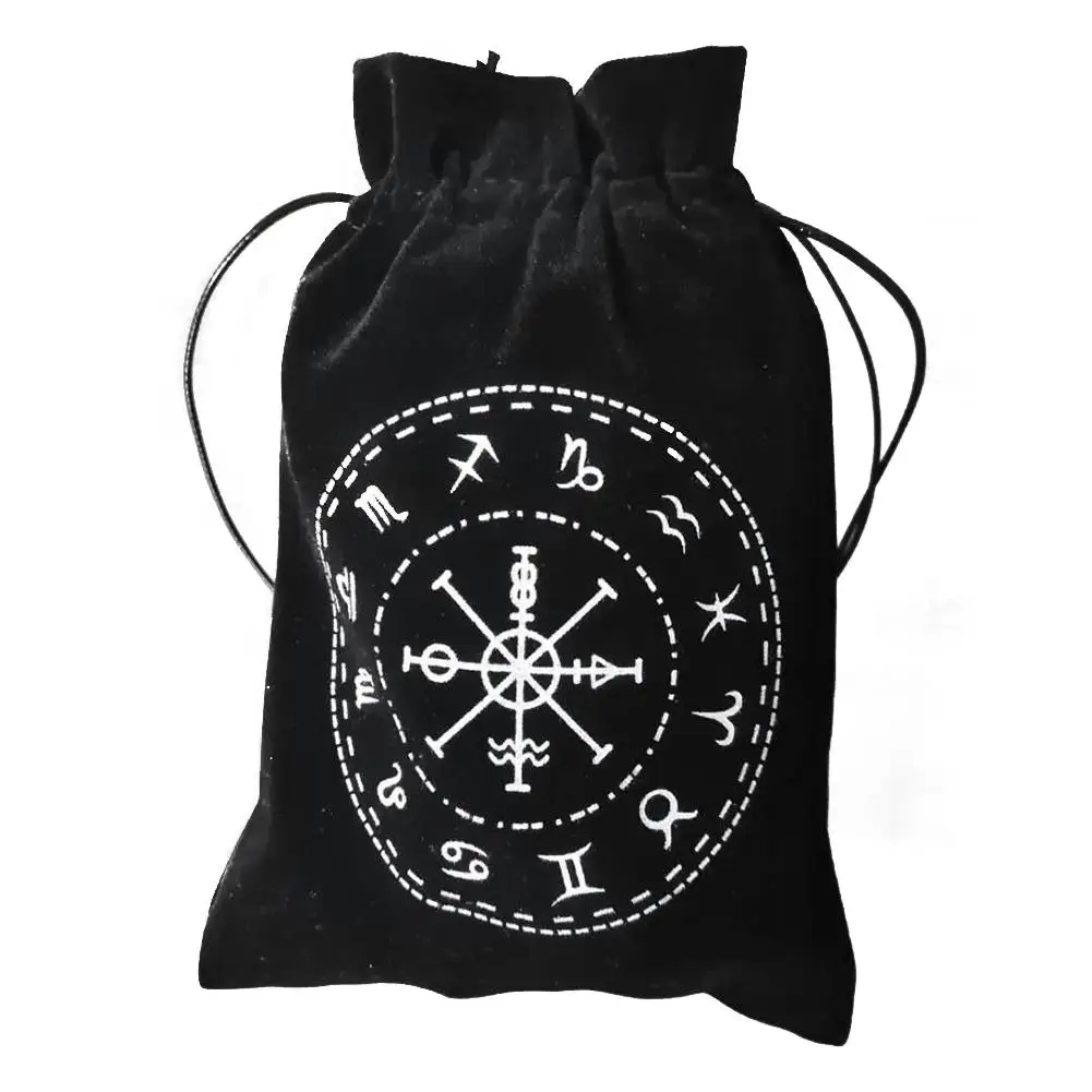 Сумка для хранения созвездий Таро карт настольных игр посылка сумка на шнурке -
