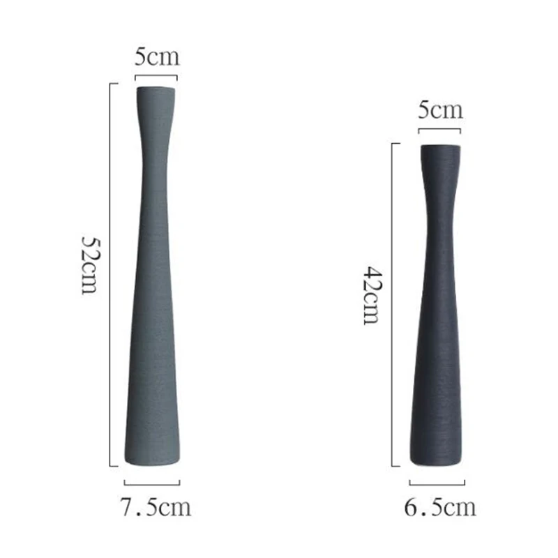

Creative Ceramic Long Section Vase Dried Flower Arrangement Container Home TV Tabletop Living Room Vase Decoration Birthday Gift