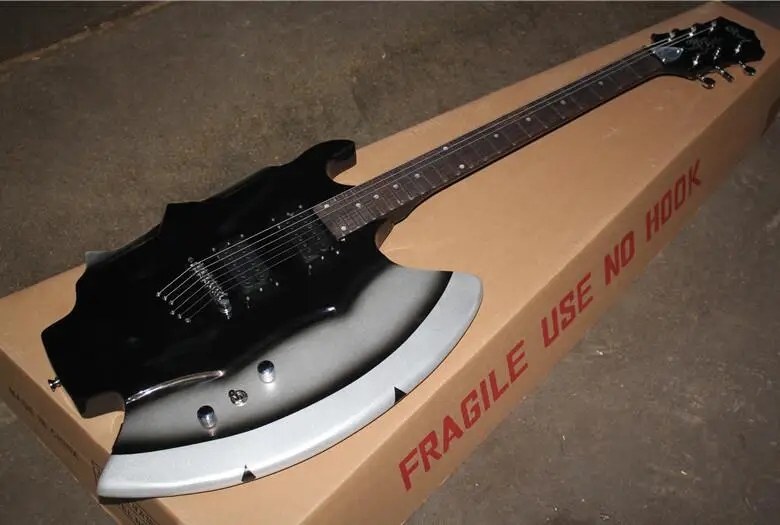 Custom shop стиль Cort GENE SIMMONS топор электрогитара с хромированной фурнитурой cort simmons топор гитара