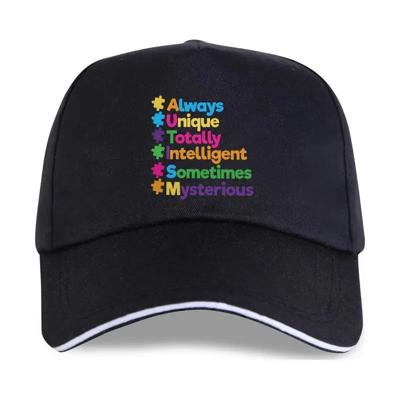 

Men Baseball cap Cute Always Unique Awesome Autism Awareness Supporters Funny Autismo Autistic Round Neck Tops