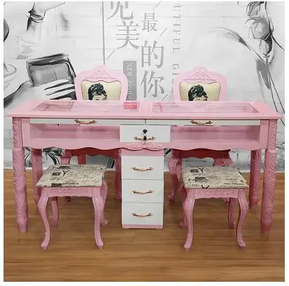 Маникюрный Стол и стул одинарный двойной Трехместный Европейский специальная