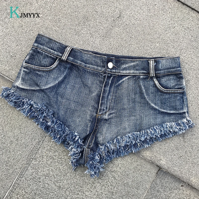 KJMYYX новые летние однотонные женские джинсовые шорты со шнуровкой короткие Feminino тонкие сексуальные бандажные бикини