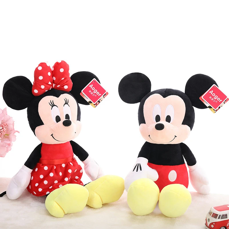 

Disney Mickey Mouse Kawaii Plush Stuffed Animals Plush Toys Mini Minnie Doll Cartoon Cute Mascot Pillow