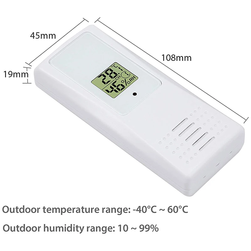 Беспроводная погодная станция с ЖК-дисплеем | Безопасность и защита