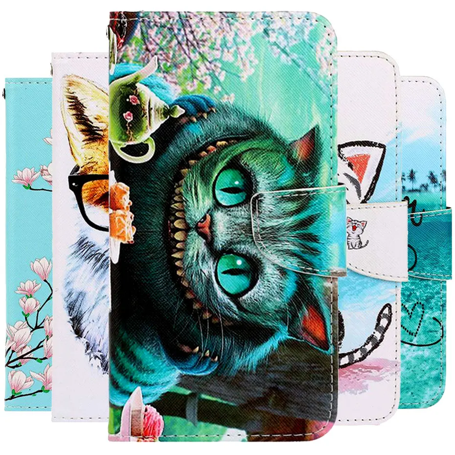 Чехол книжка из искусственной кожи с рисунком для Xiaomi Redmi Note 8 7 Pro чехол телефона 8A