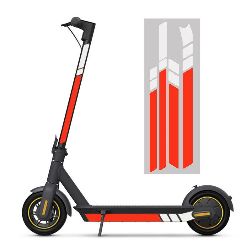 Новые водонепроницаемые ПВХ светоотражающие наклейки для Ninebot MAX G30 Kickscooter