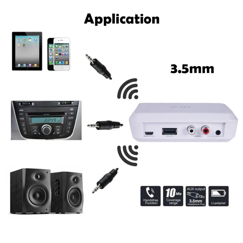 3 5 мм HD Bluetooth 0 аудио передатчик приемник беспроводной USB Авто адаптер для ТВ ПК |