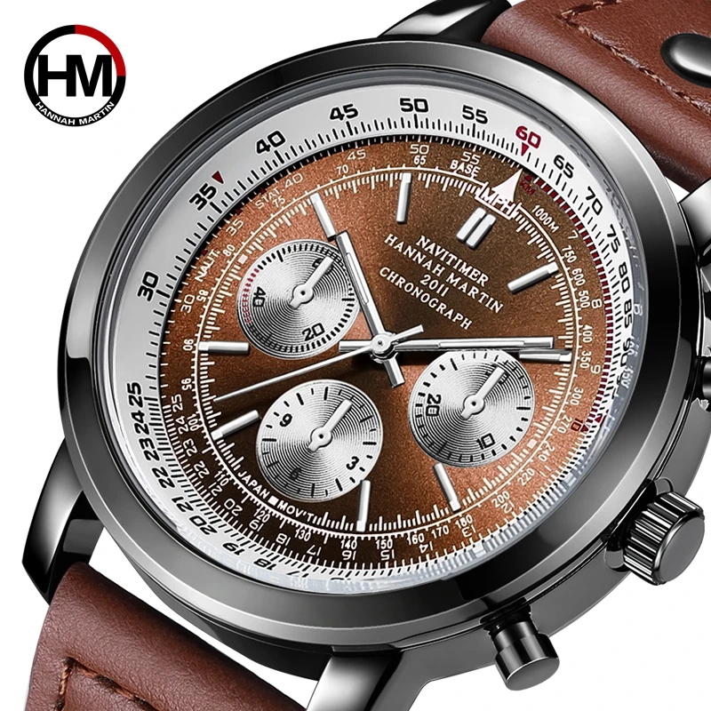 Япония Move для мужчин t водонепроницаемый лучший бренд класса люкс кожа