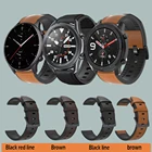 Кожаный ремешок для часов GTR 2, браслет для Xiaomi Huami Amazfit GTR 47, Samsung galaxy Watch 3 45, аксессуары