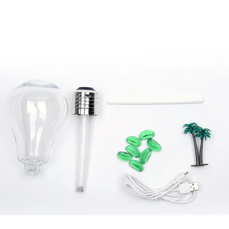 Светильник лампы увлажнитель воздуха ультразвуковой USB 400 мл эфирных масел