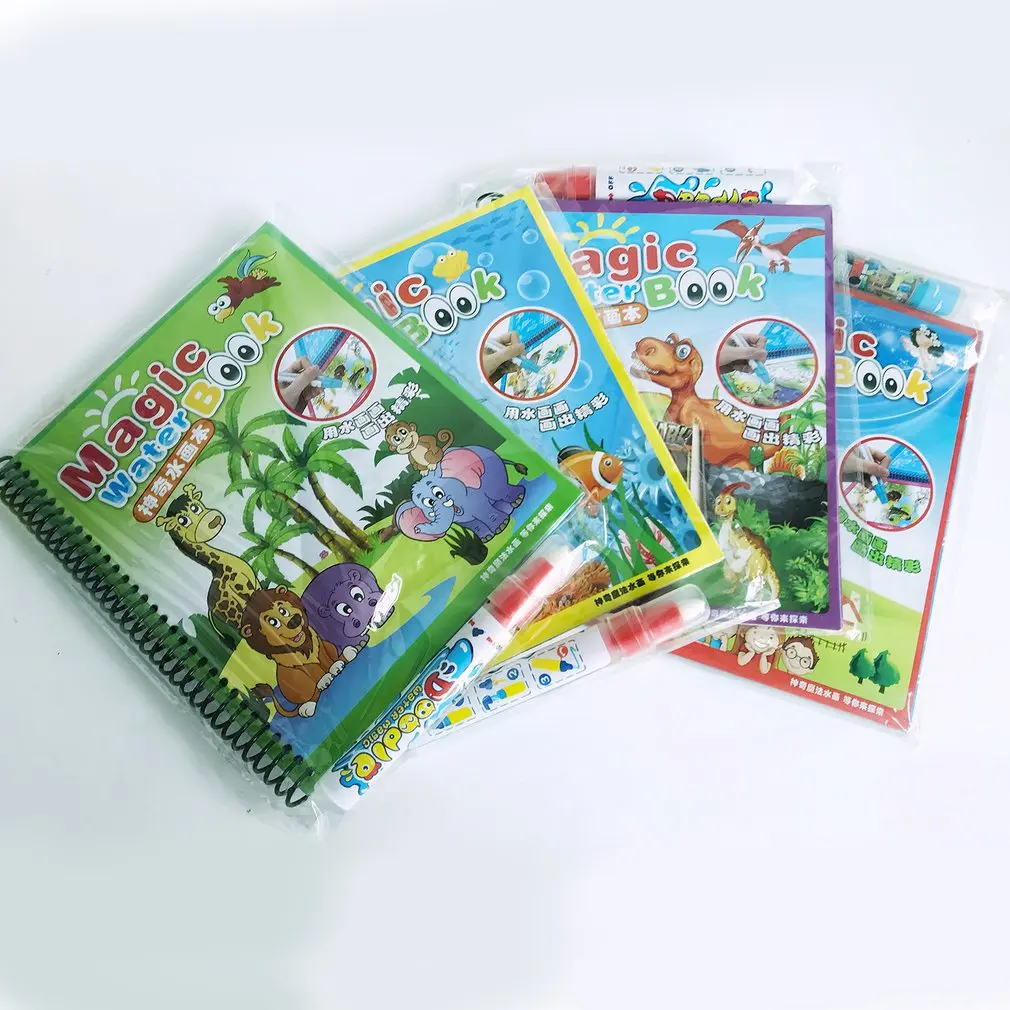 Разноцветная детская волшебная рисованная краска водный коврик для рисования