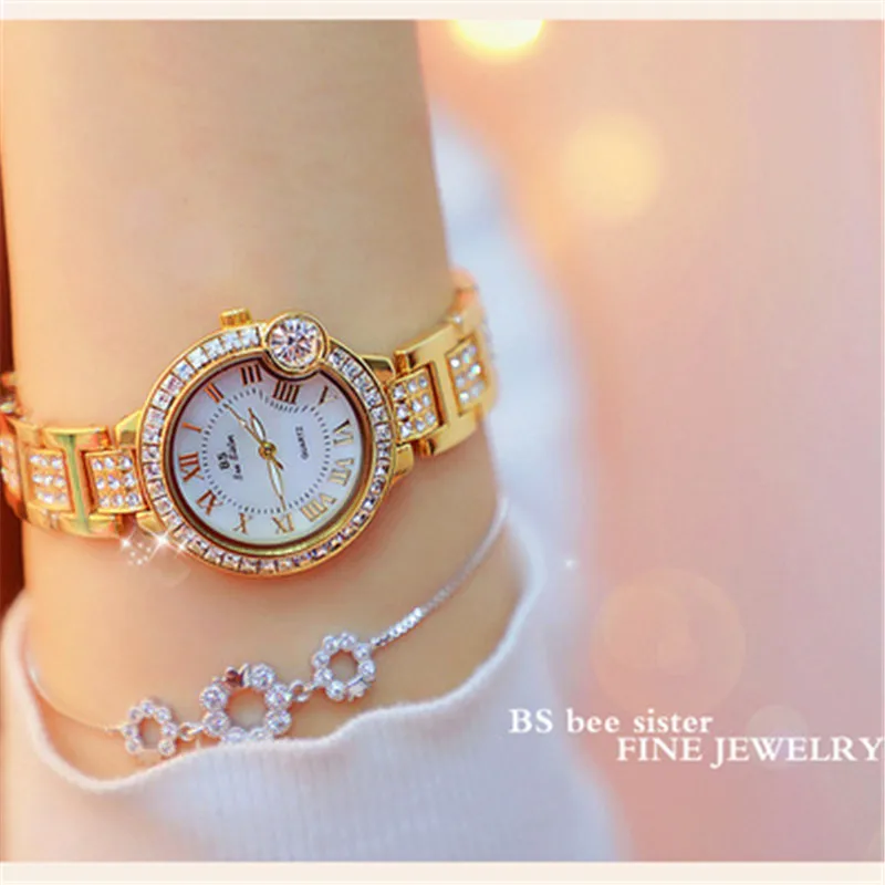 New Student Waterproof Watches Ladies Diamond Diamond Watch Dial