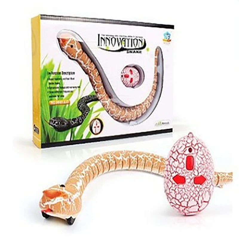 

Infrared Remote Control Snake RC Snake Cat Toy And Egg Rattlesnake Animal Trick Terrifying Mischief Kids Toys Funny Novelty Gift