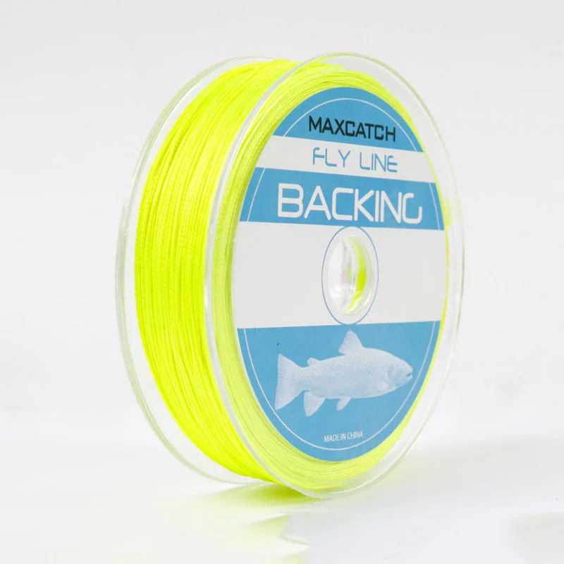 Maximumcatch бэк-Fly Line 50/100/300 метров 20/30LB двойной Цвет опорная линия плетеная летящая леска - Цвет: Yellow Color